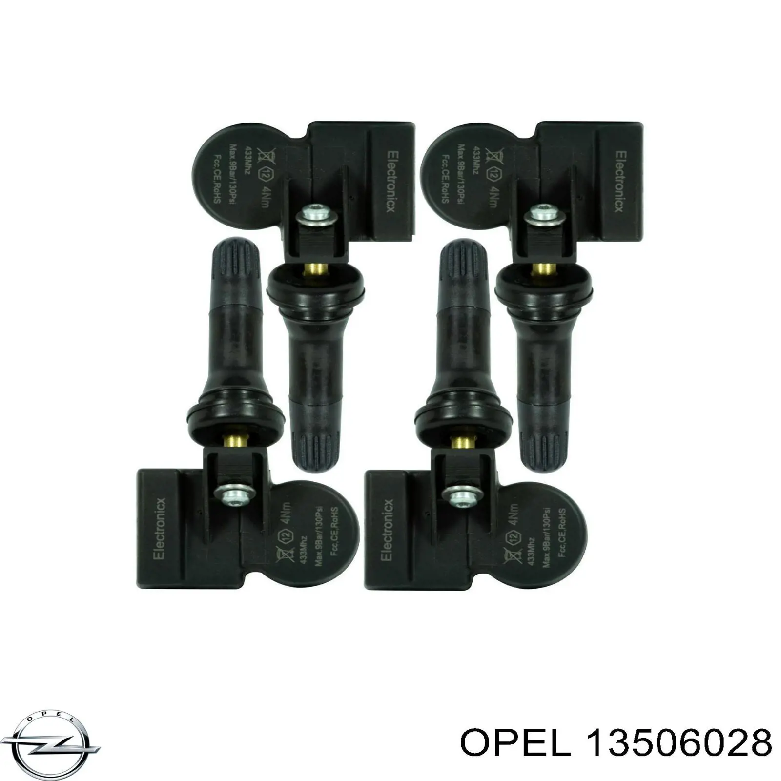 Купить 13506028 Opel Датчик контроля давления в шинах