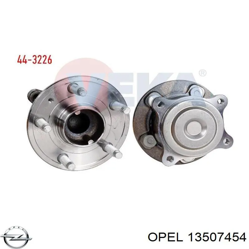 13507454 Opel cubo traseiro