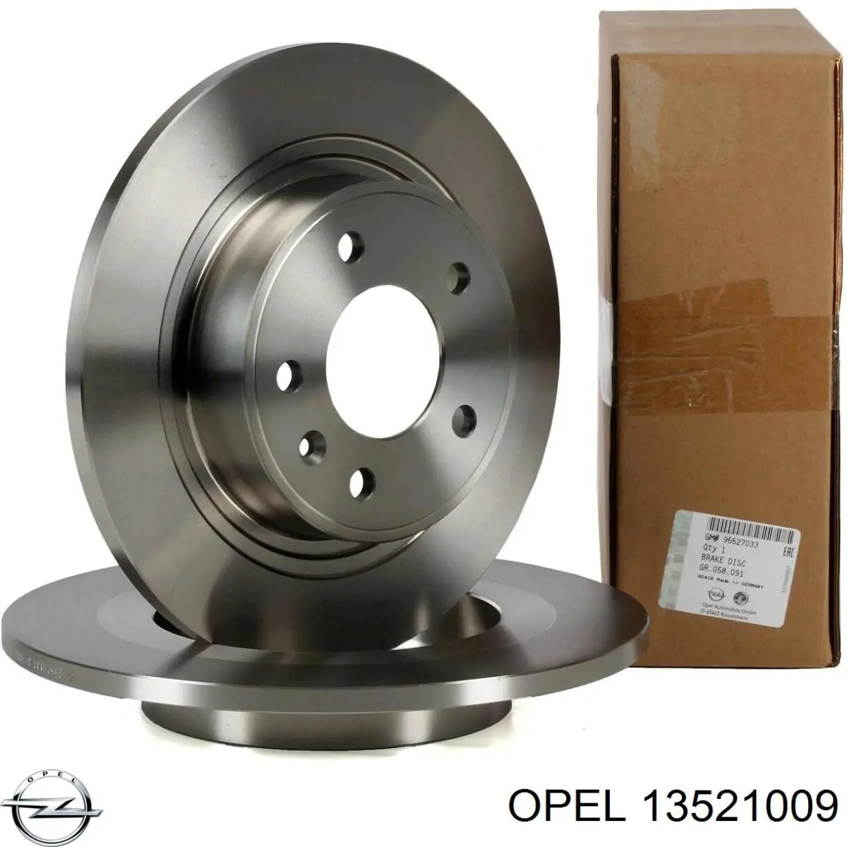 Купить 13521009 Opel Диск тормозной задний