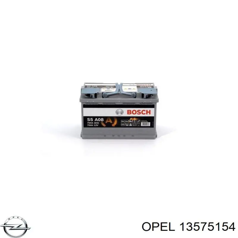 Аккумулятор 13575154 Opel