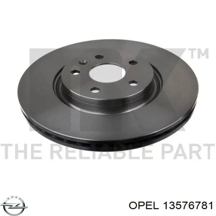 Купить 13576781 Opel Ротор тормозной