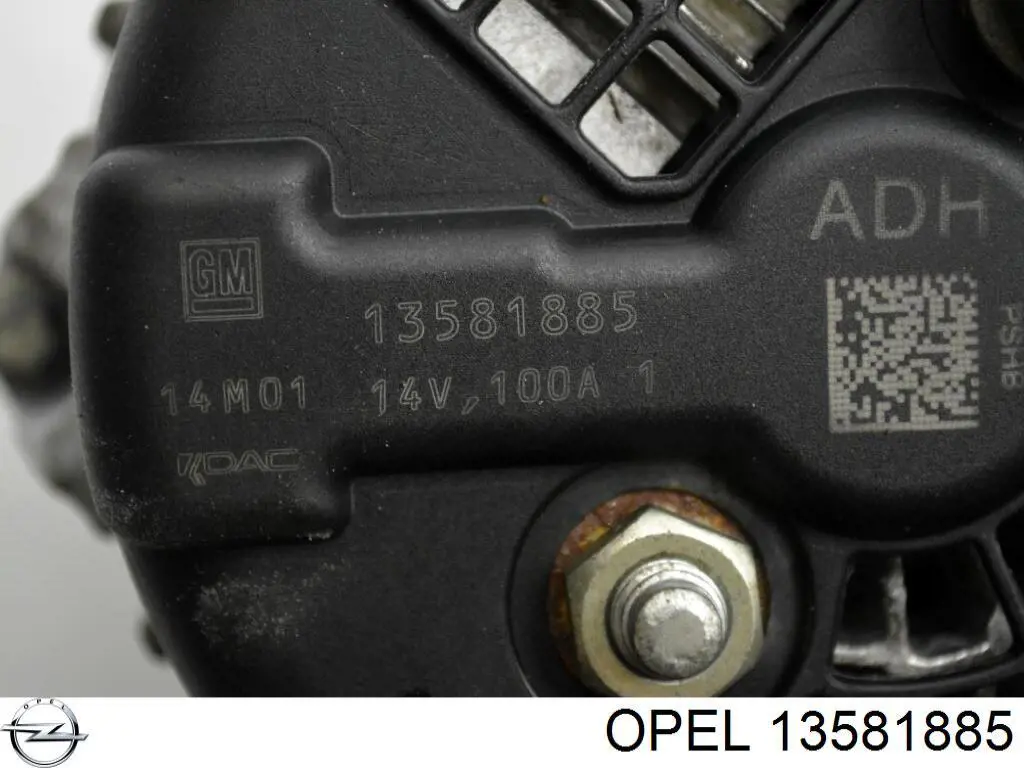 Купить 13581885 Opel Генератор