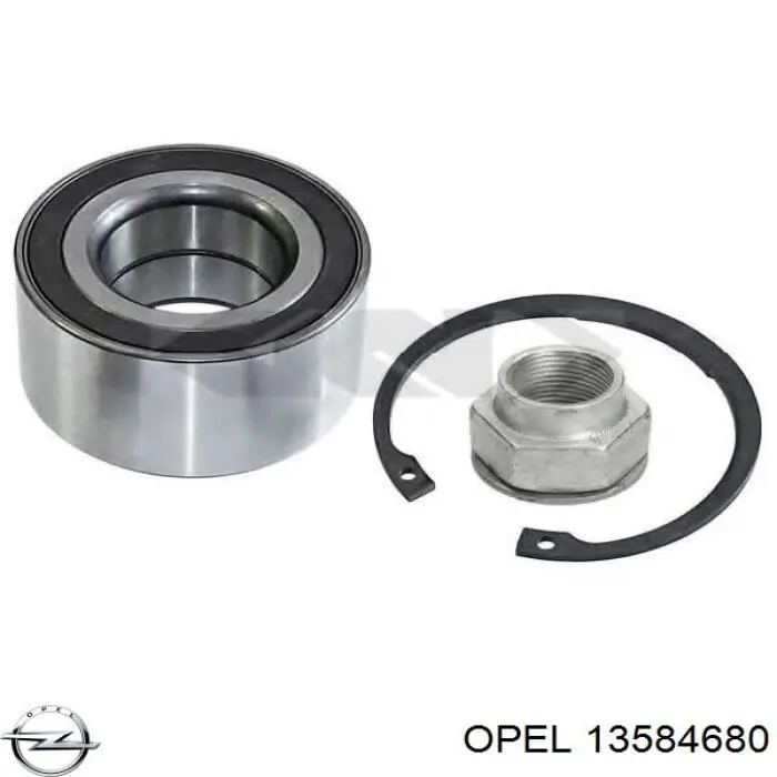 13584680 Opel rolamento de cubo dianteiro