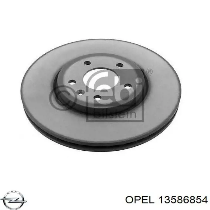 Купить 13586854 Opel Ротор тормозной