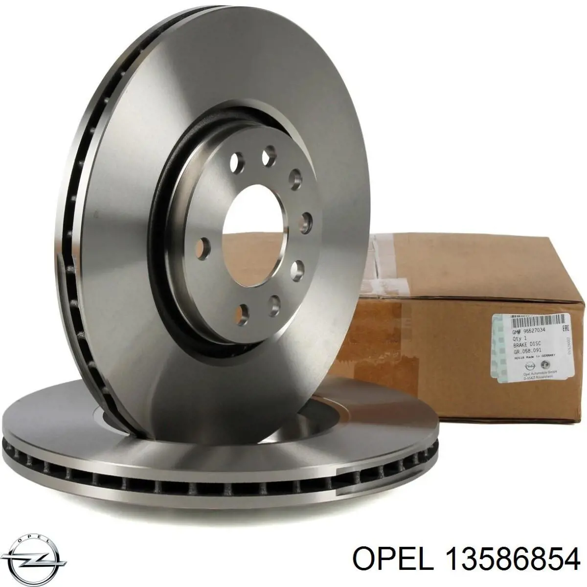 Тормоз дисковый передний Opel 13586854 цена, от 57.30 USD