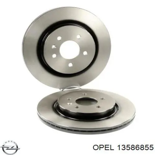Задний дисковый тормоз Opel 13586855