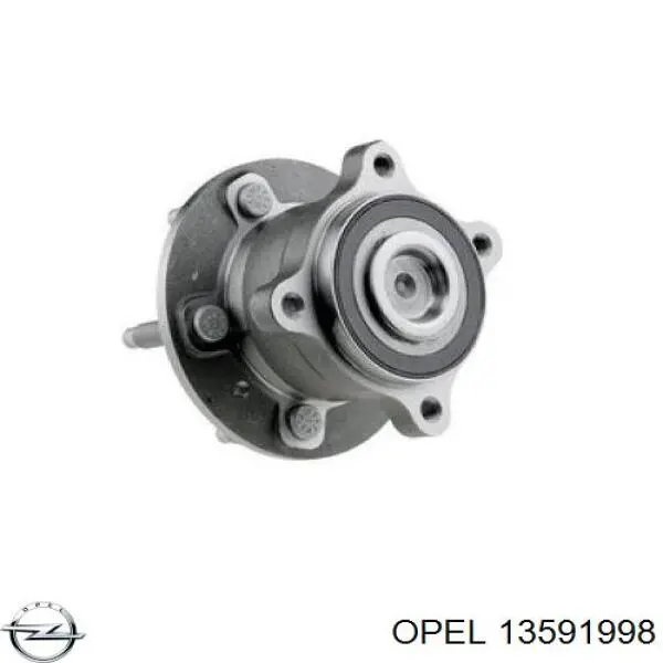 13591998 Opel cubo traseiro