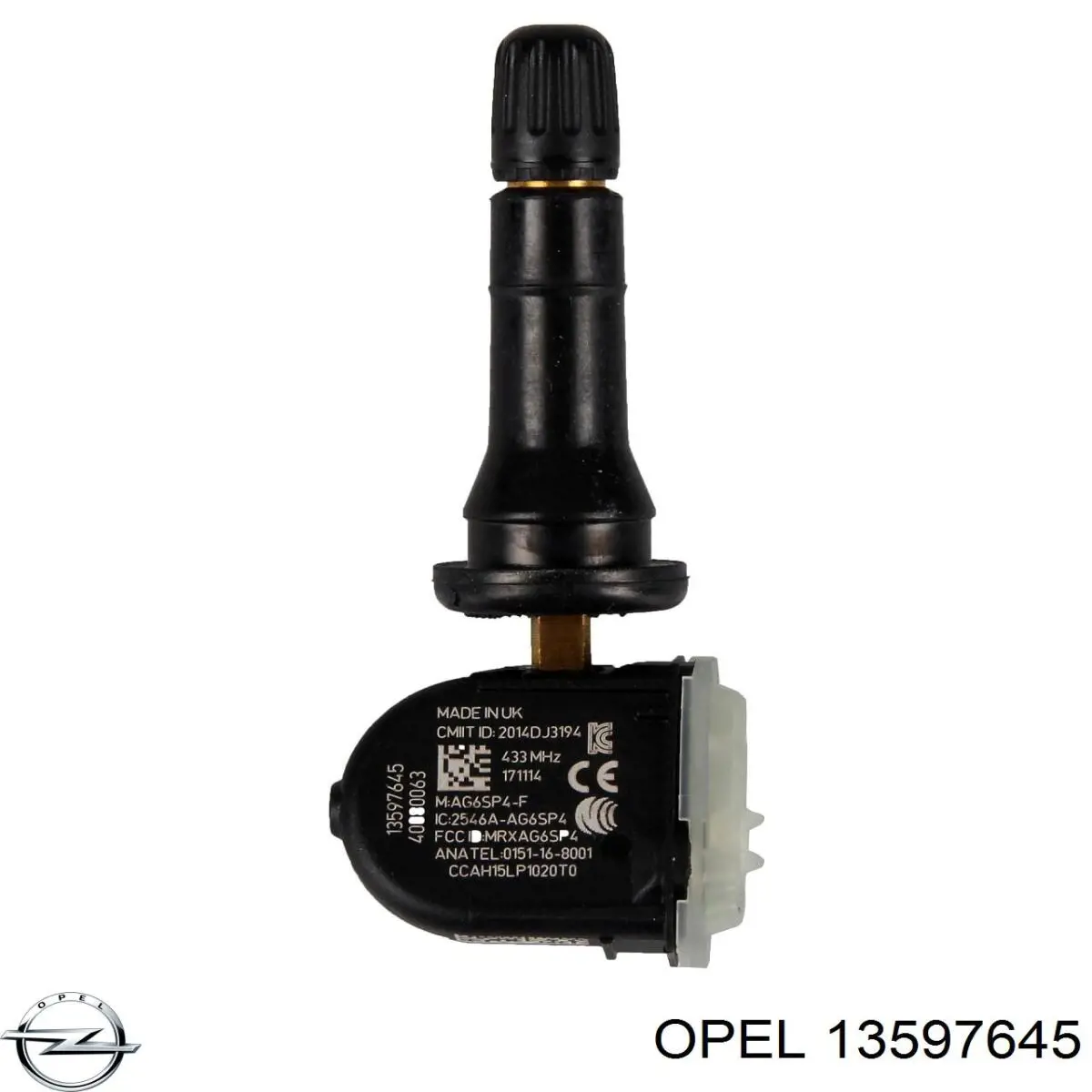 Датчик шин Opel 13597645 цена, от 33.50 USD