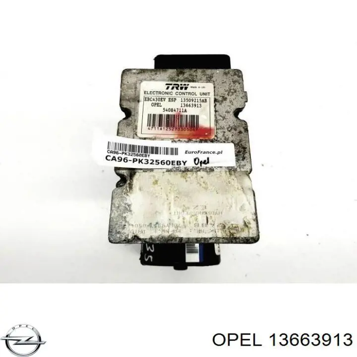 13663913 Opel 