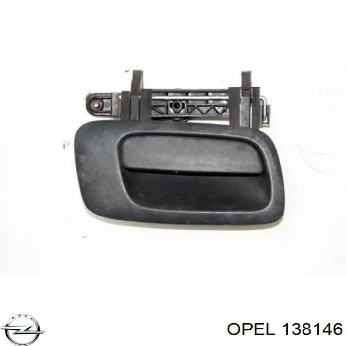 138146 Opel maçaneta externa dianteira/traseira da porta direita