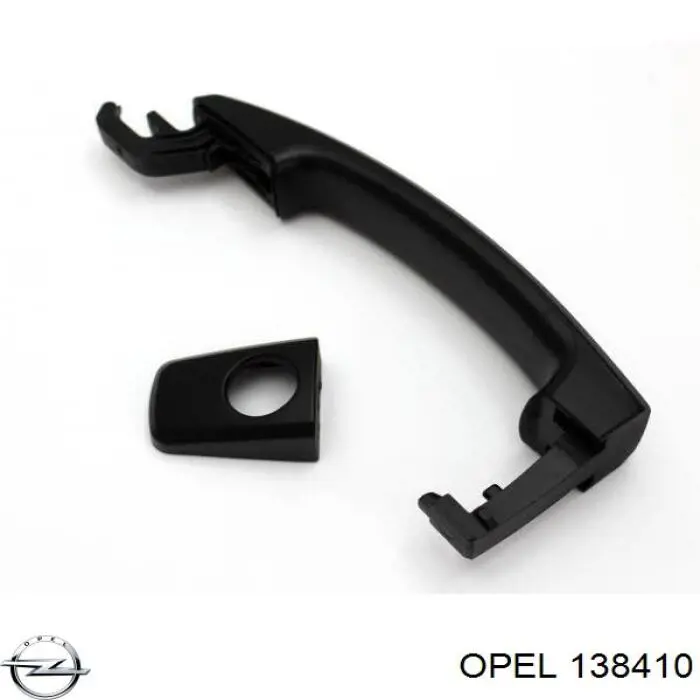 138410 Opel maçaneta externa da porta traseira