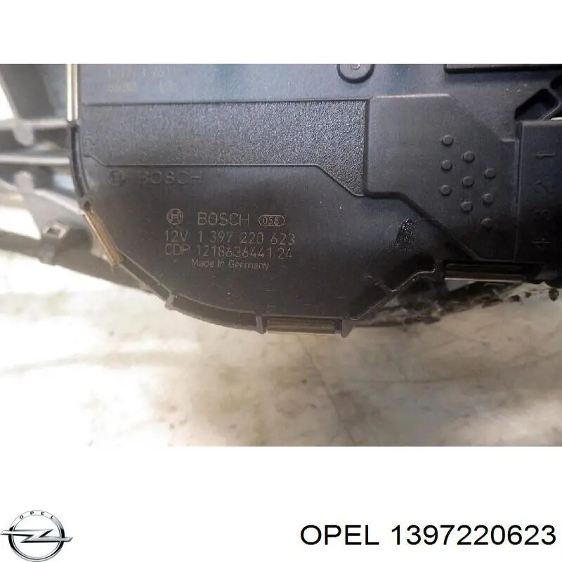  Мотор дворников Opel Astra 