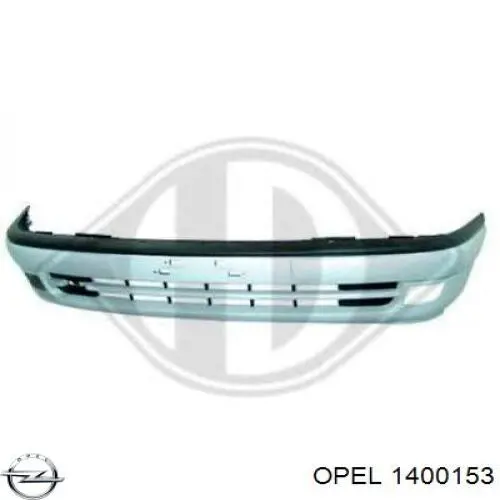1400153 Opel pára-choque dianteiro