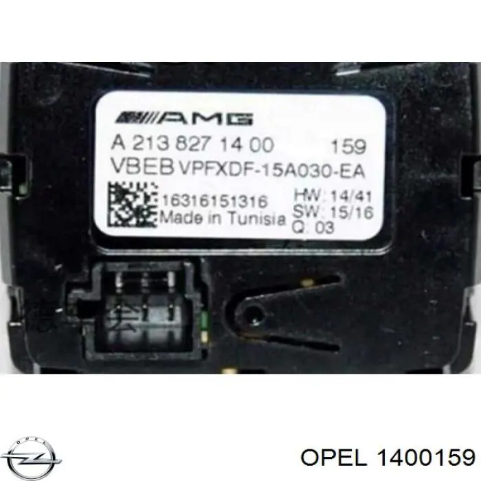Купить 1400159 Opel Буфер (бампер) передний