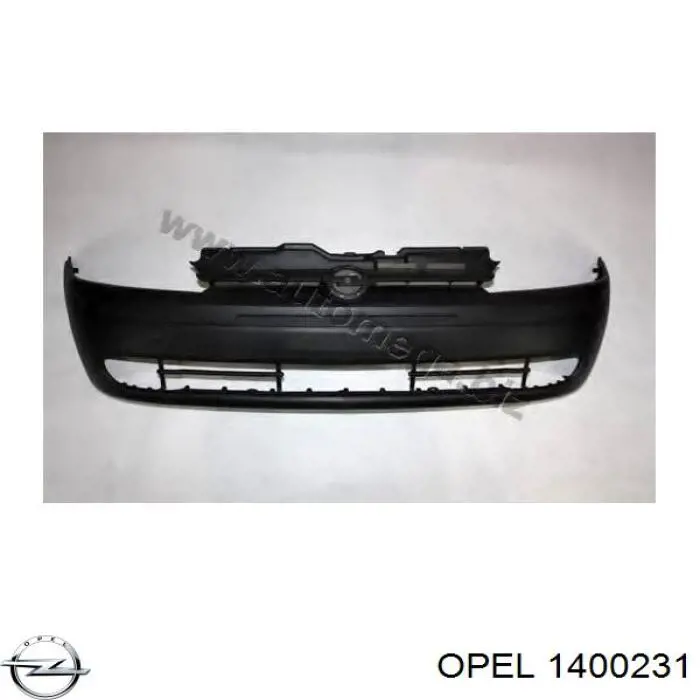 Передний бампер на Opel Combo B 