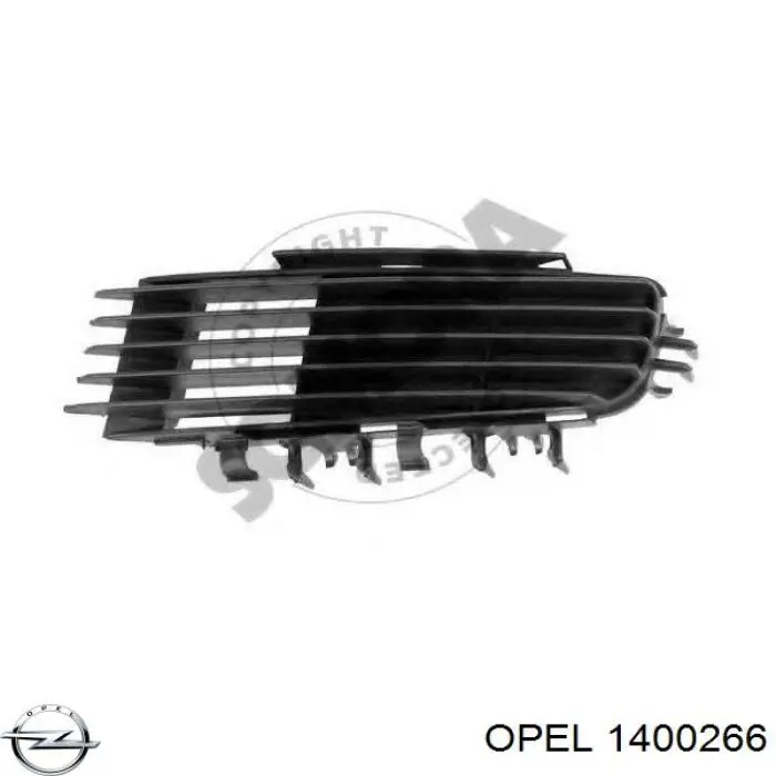 Решетка бампера переднего правая на Opel Vectra C GTS 