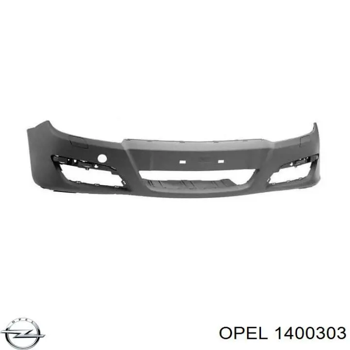Купить 1400303 Opel Буфер (бампер) передний