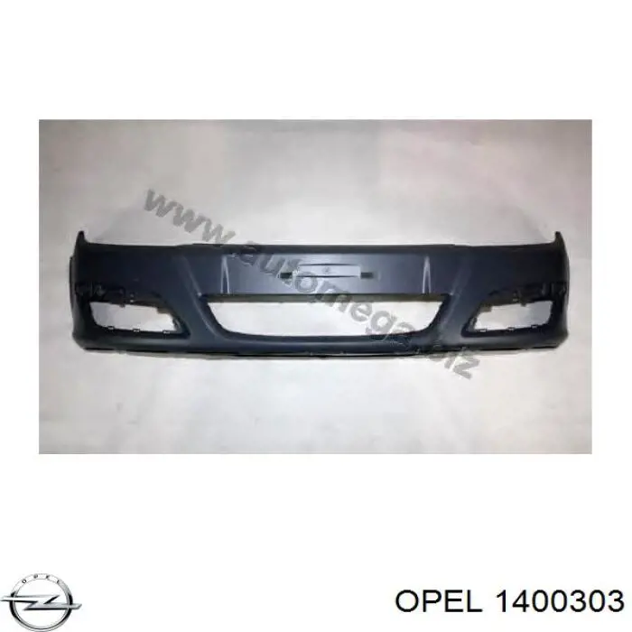 1400303 Opel pára-choque dianteiro