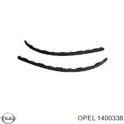 Спойлер переднего бампера левый 1400338 Opel