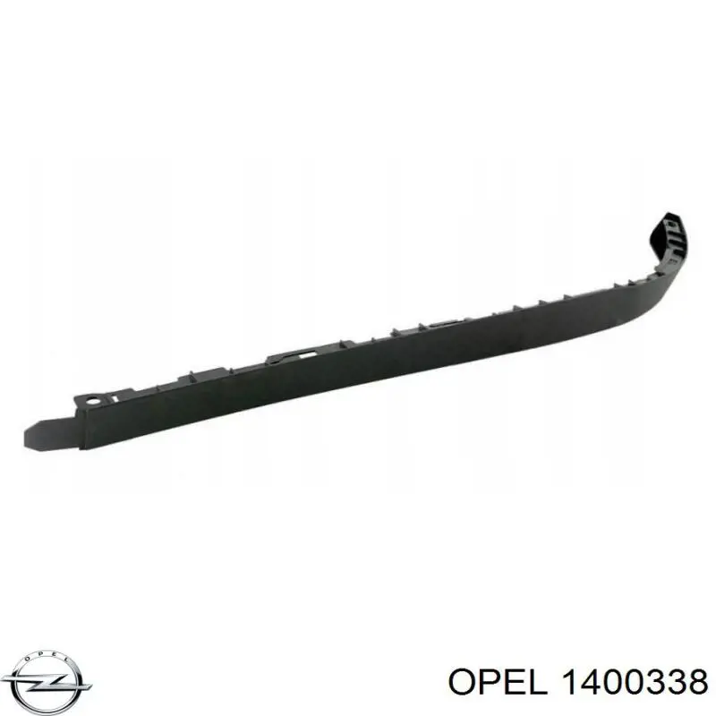 1400338 Opel спойлер переднего бампера левый