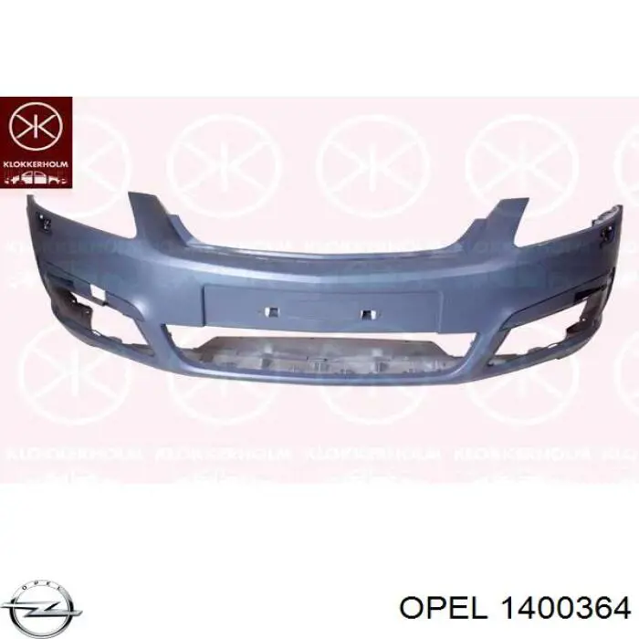 Передний бампер 13216338 Opel