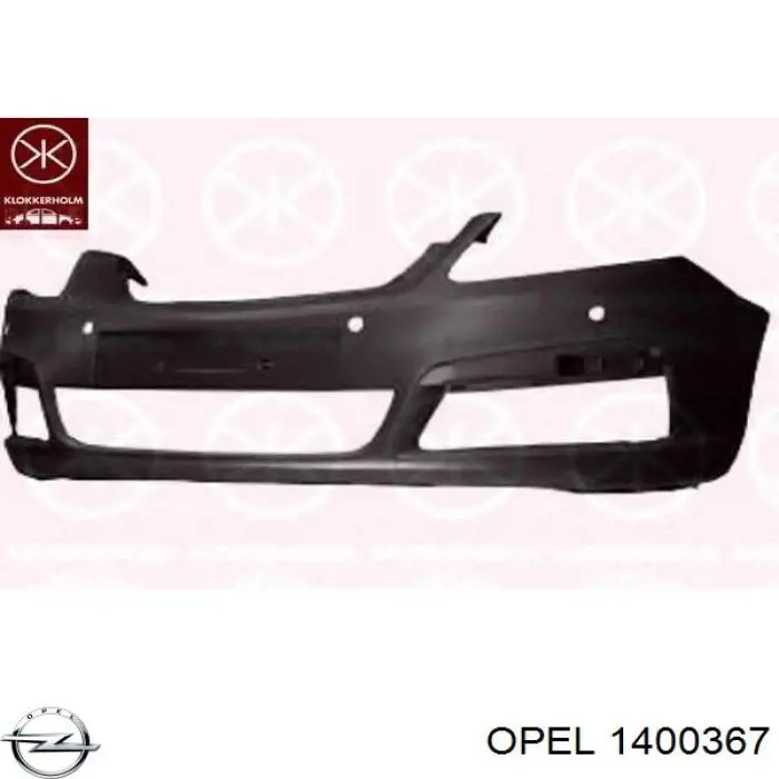 1400367 Opel Бампер передний в сборе