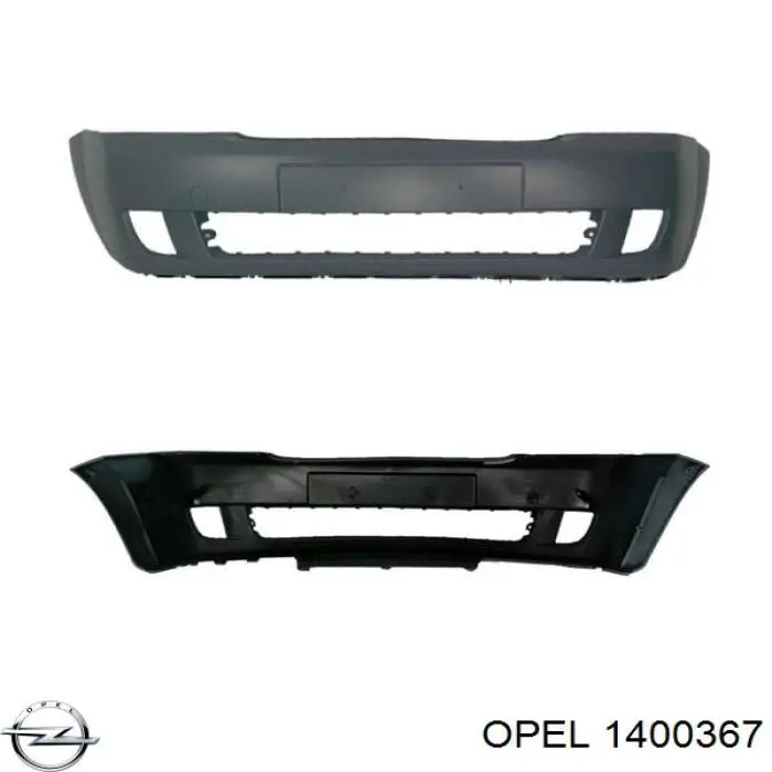 Купить 1400367 Opel Буфер (бампер) передний