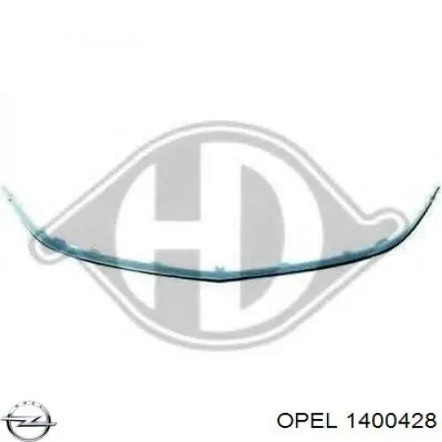 Молдинг решетки радиатора нижний Opel 1400428 цена, от 44.02 USD