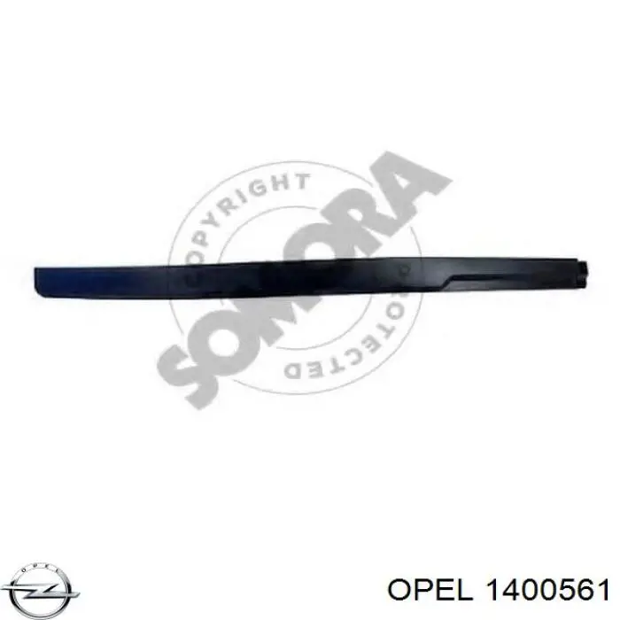 Спойлер переднего бампера левый Opel 1400561 цена, от 14.67 USD