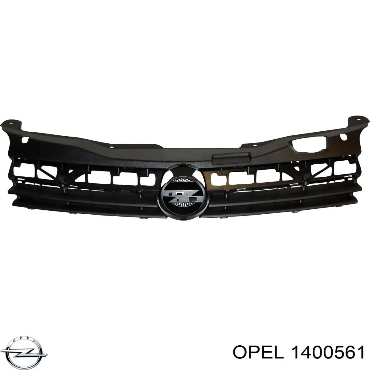 Спойлер переднего бампера левый 1400561 Opel