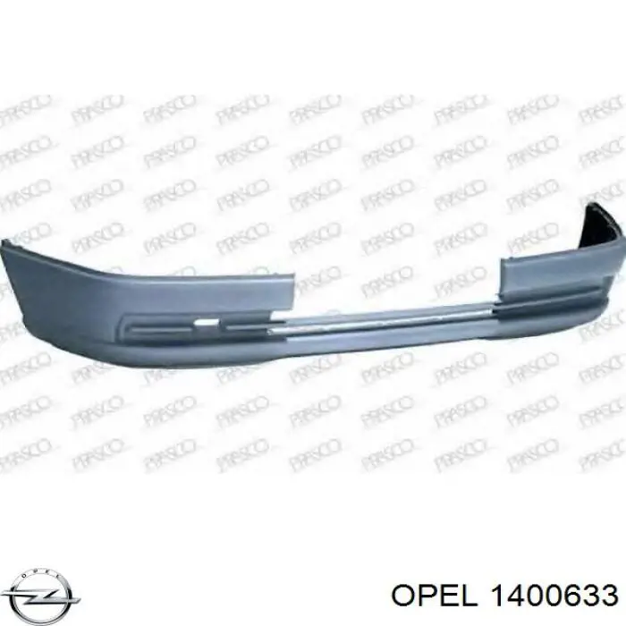 1400633 Opel передний бампер