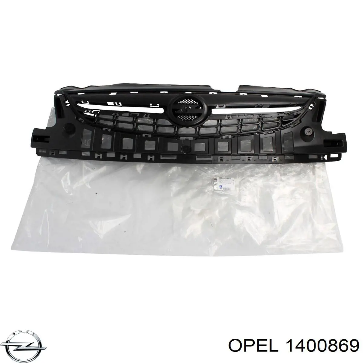 Передний бампер 1400869 Opel