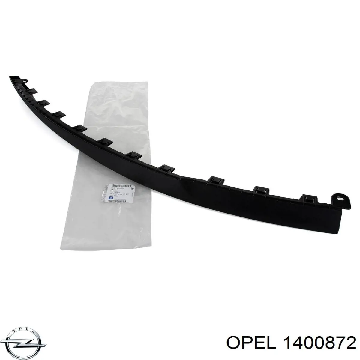 Купить 1400872 Opel Накладка бампера переднего
