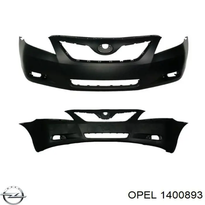 1400893 Opel Бампер передний в сборе