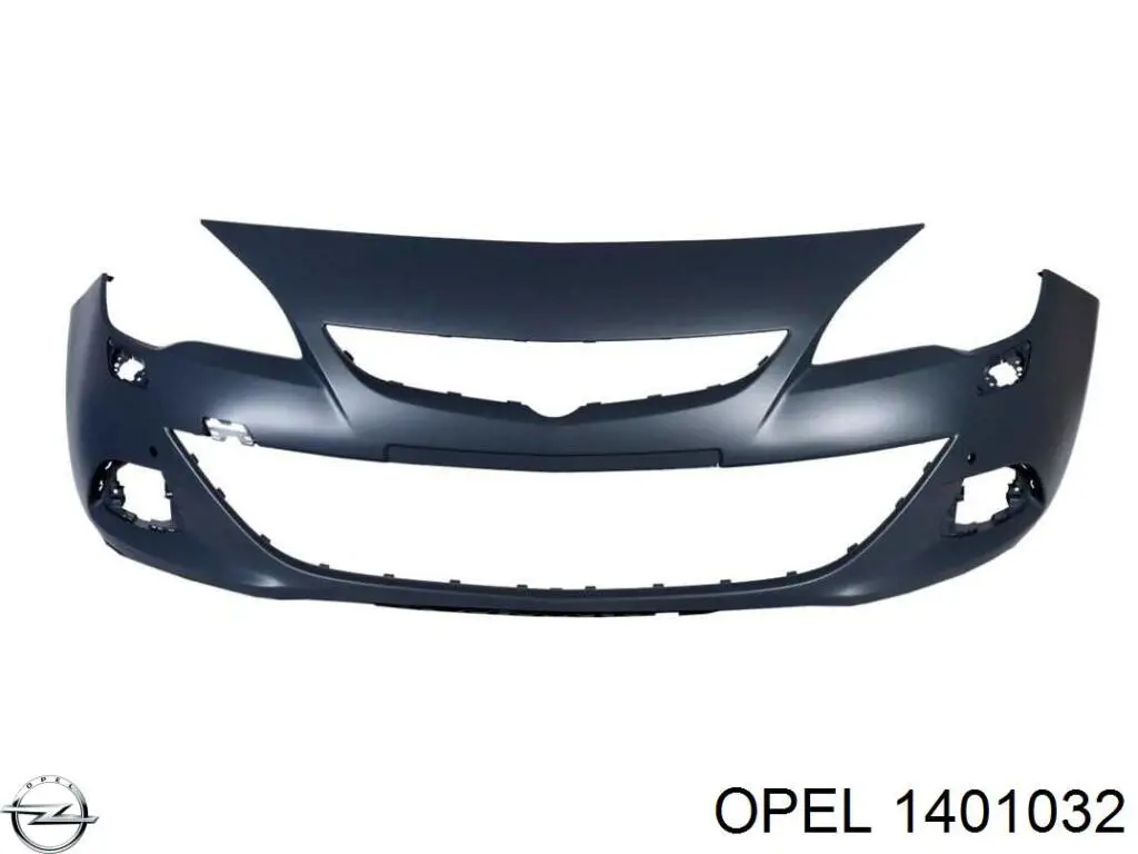 1401032 Opel Бампер передний в сборе