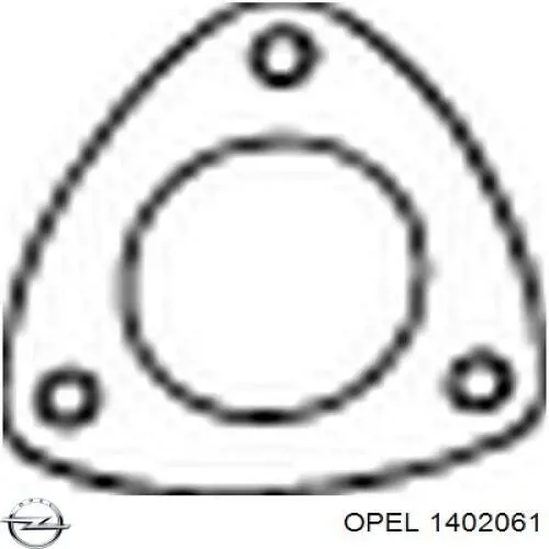 1402061 Opel передний бампер