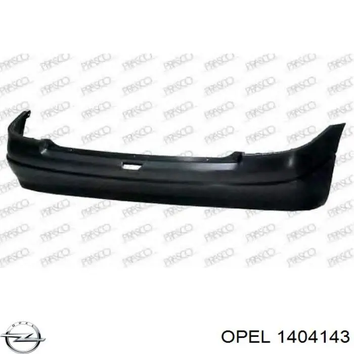 Купить 1404143 Opel Задний бампер