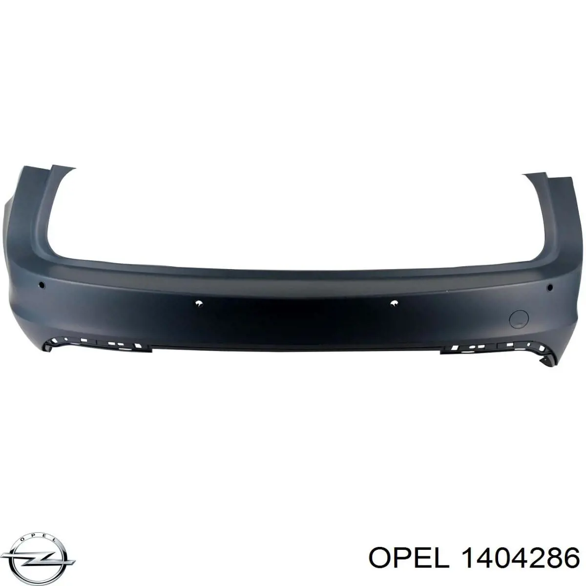 1404286 Opel Задний бампер