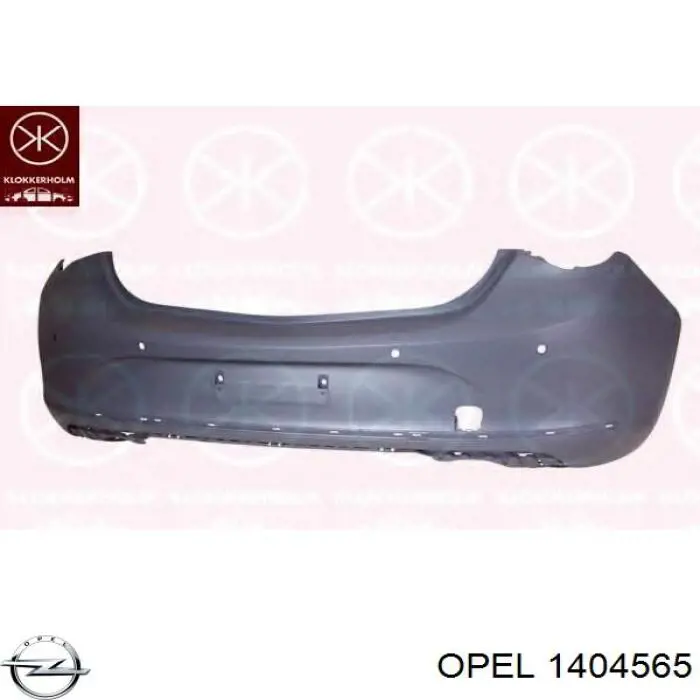 1404565 Opel pára-choque traseiro