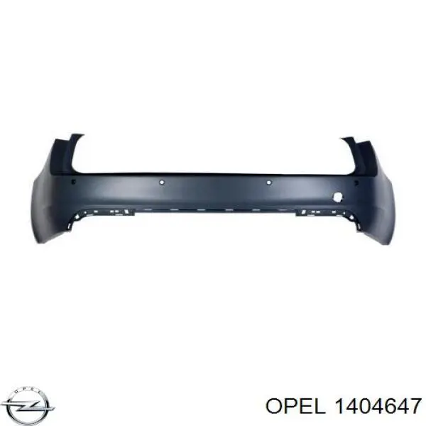 1404647 Opel бампер задний