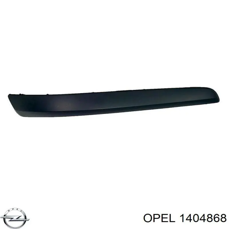 Moldura direita do pára-choque traseiro para Opel Astra (L48, L08)