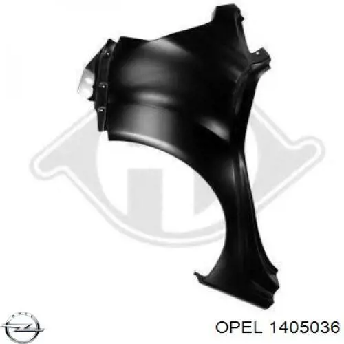 Балка бампера заднего Opel 1405036 цена, от 112.89 USD