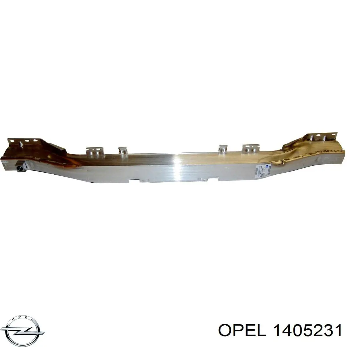 1405231 Opel reforçador do pára-choque traseiro