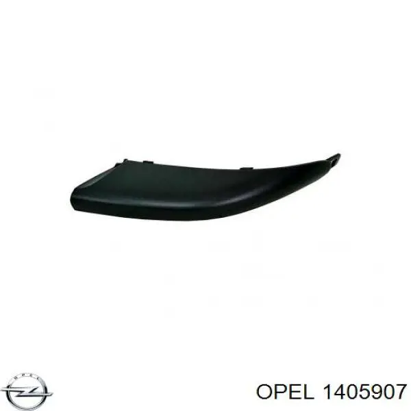 1405907 Opel накладка бампера заднего правая