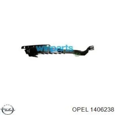 Левый кронштейн переднего бампера Opel 1406238
