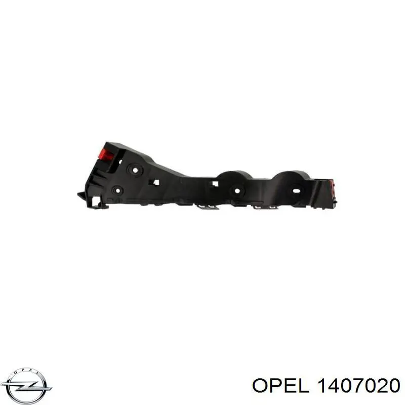 1407020 Opel кронштейн бампера переднего левый