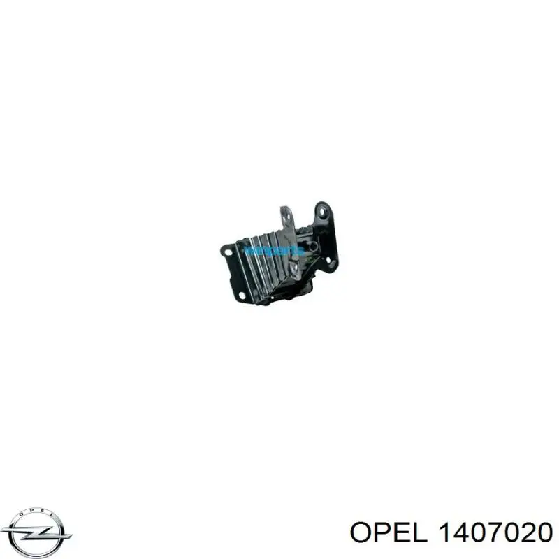 Кронштейн усилителя переднего бампера Opel 1407020 цена, от 40.17 USD