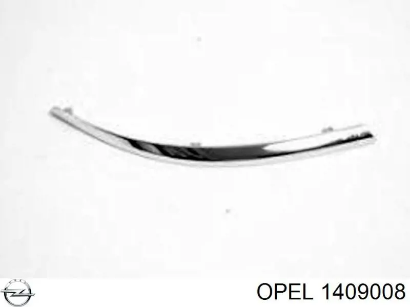 Купить 1409008 Opel Молдинг бампера заднего левый