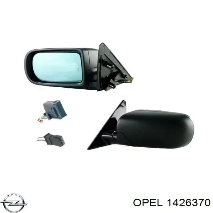 Правое зеркало 1426370 Opel