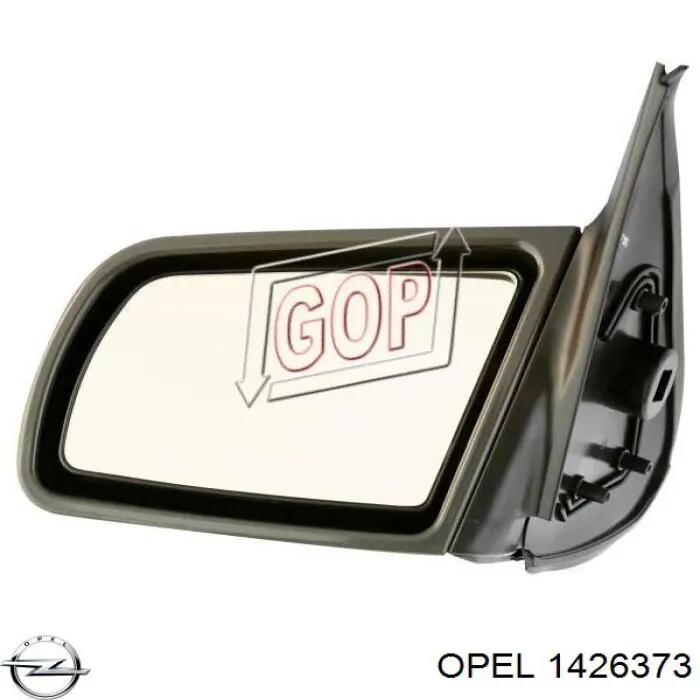 1426373 Opel зеркало заднего вида левое